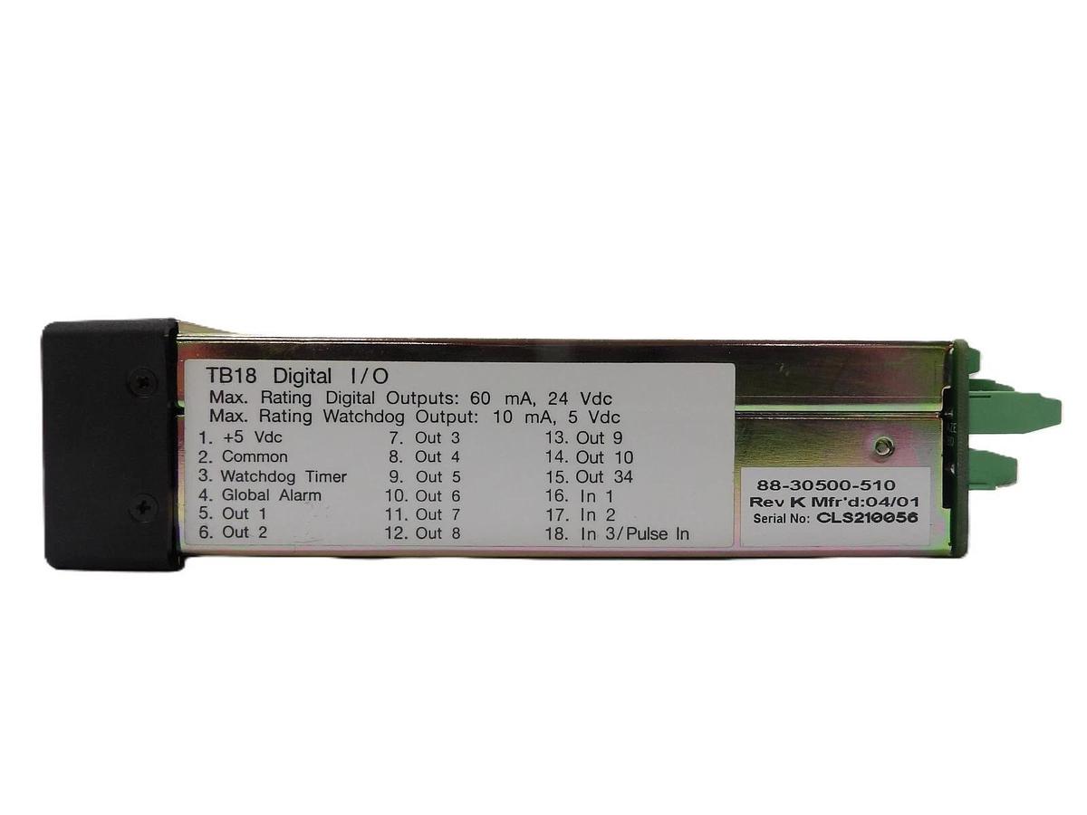 Used Watlow 88-30500-510 Anafaze Temperature Controller TB18 CLS204 Working Surplus