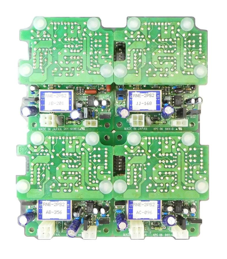 Used SAGInoMIYA E-NE-61027-2/2 SMC Chiller Interface RNE-2PS2 PCB Lot of 4 Working