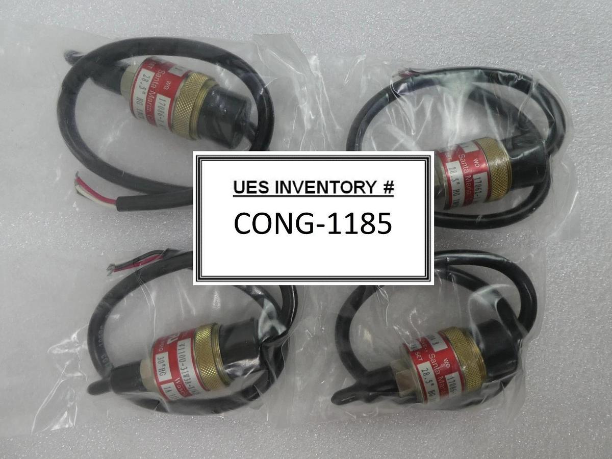 Used Wasco V110U-31W3A-X/6284 8 Vacuum Pressure Switch 17086-1 6/98 Reseller Lot of 4