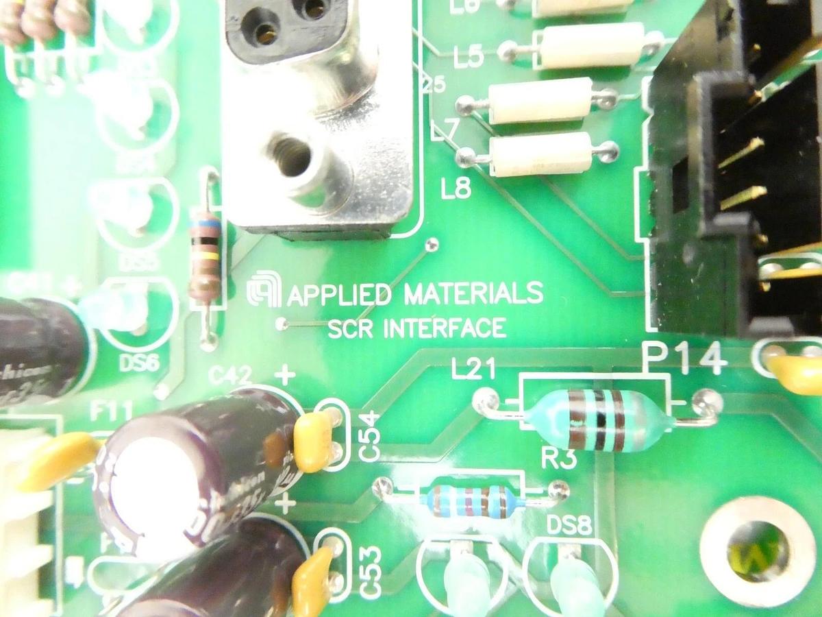 Used AMAT Applied Materials 0100-02355 SCR Interface Board PCB Working Surplus