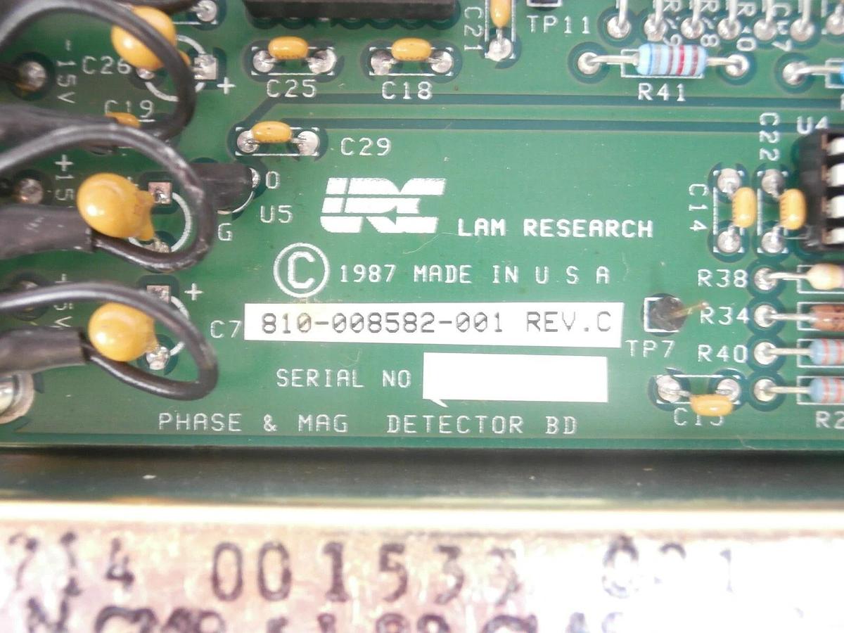Used Lam Research 853-000577-001 Phase and Magnitude Detector 810-008582-001 Working