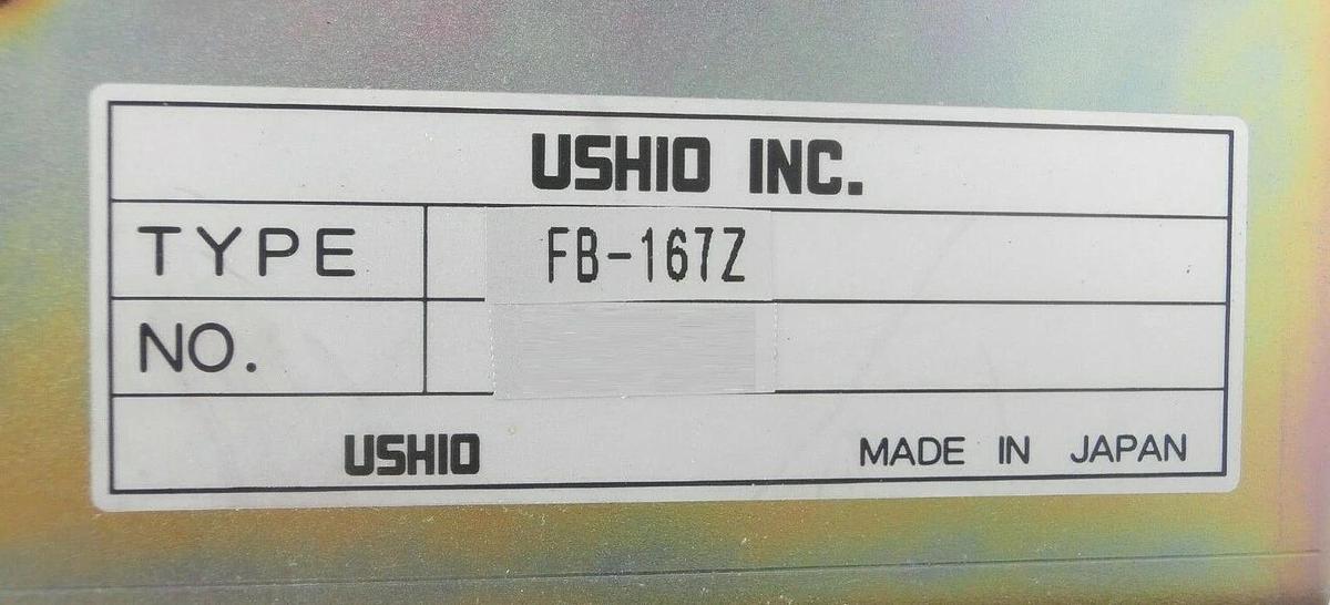 Used Ushio FB-167Z Illuminator Power Supply Distribution Module Working Surplus