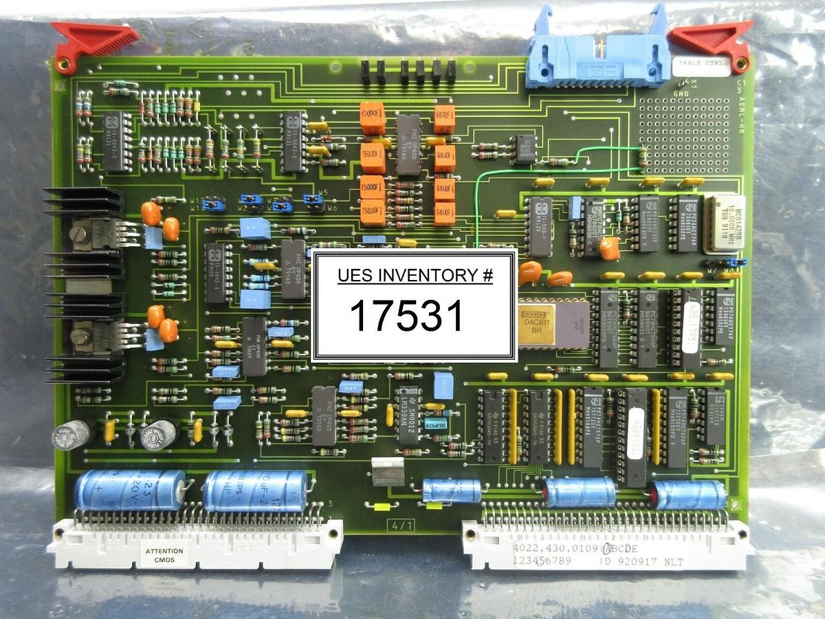 Used ASML 4022.430.01090 Reticle Table Control PCB Card PAS 5000/2500 Used Working