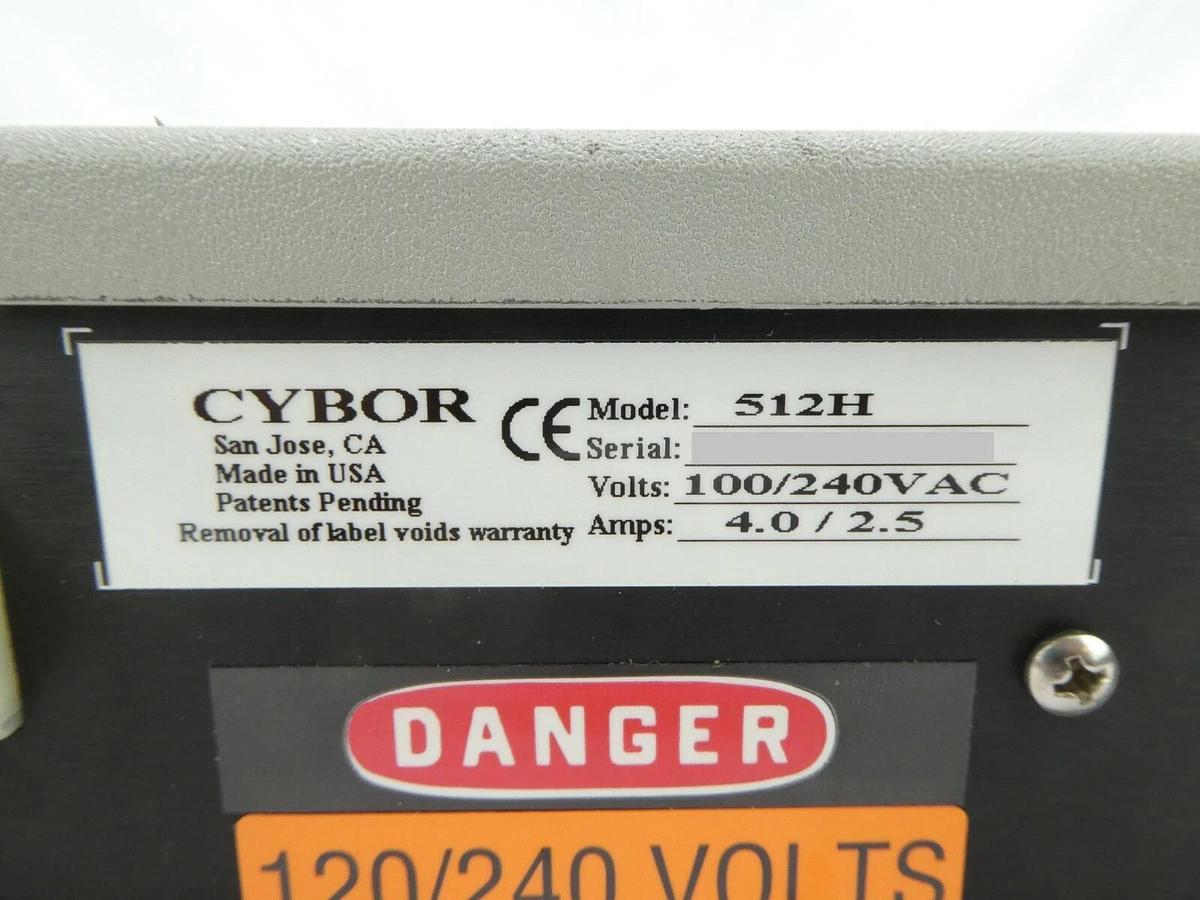 Used Cybor 512H Photoresist Power Supply Module Model 512 SVG 88 Loose Cover Working