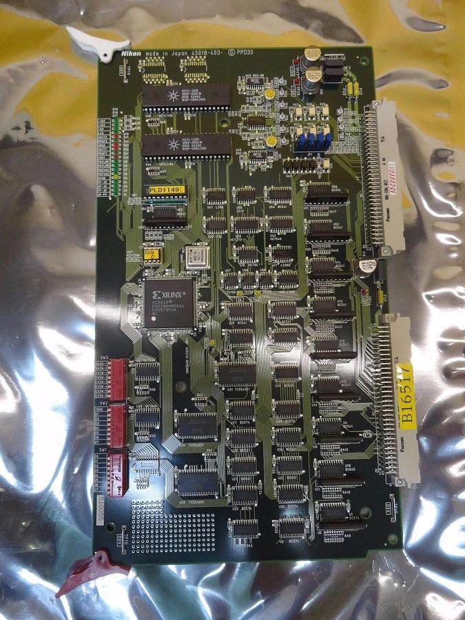 Used Nikon 4S018-403-Ⓖ Processor PCB Card PPD3S NSR-S204B Step-and-Repeat Working