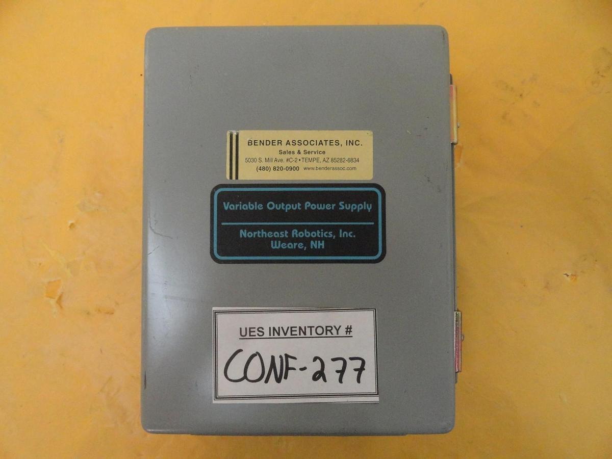Used Northeast Robotics 501200 Variable Output Power Supply RSVI Used Working