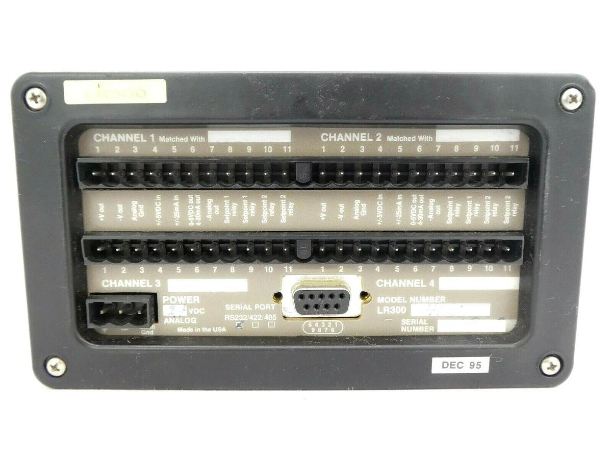Used SPAN Instruments 4120 4-Channel Display Controller LR300 Working Surplus