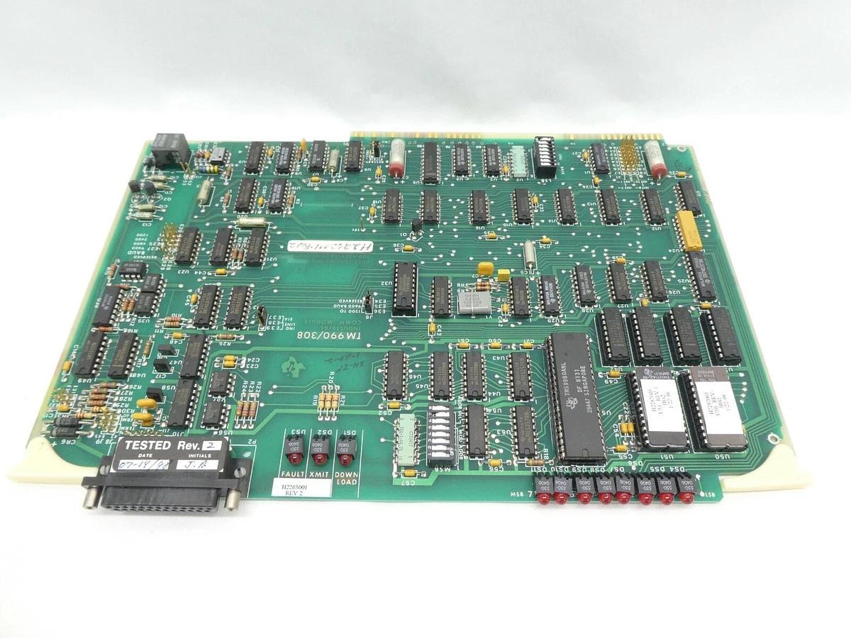 Used Texas Instruments 1600162-0001 PCB Card TM990/308 Varian H2263001 Rev. 2 Working