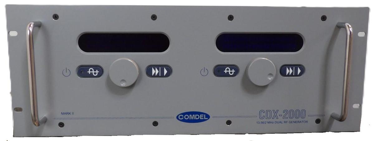 Used CDX-2000 Comdel FP5335-01R1 Mark II Dual RF Generator 13.56/2MHz Working Surplus