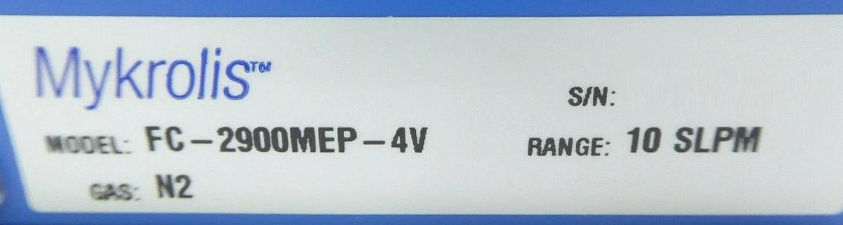 Refurbished Mykrolis FC-2900MEP-4V Mass Flow Control MFC 10 SLPM N2 Tylan 2900 Refurbished