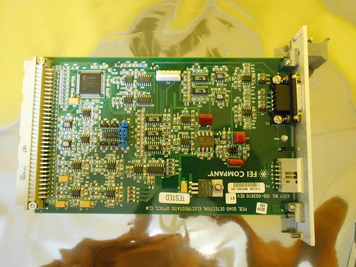Used FEI Company 150-002670 CLM Optics Quad Detection PCB Card CLM-3D SEM EDCU Used
