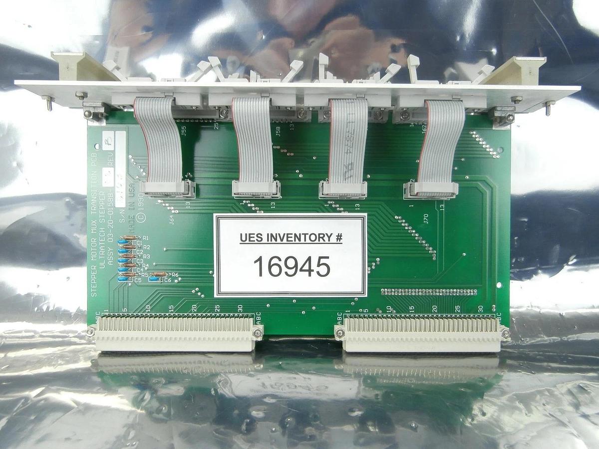 Used Ultratech Stepper 03-20-01588-02 Stepper Motor MUX Transition PCB Card Used