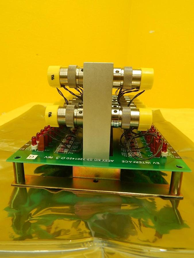 Used ASM 03-320142D03 EV Interface Pneumatic Block PCB Assembly ASM Epsilon 3000 Used