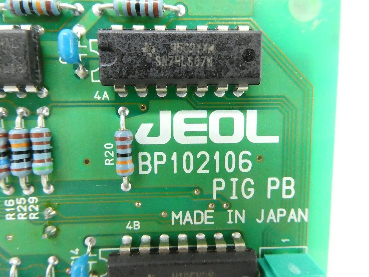 Used JEOL BP102106 PIG PB Board PCB 2TP-3A304 JWS-2000 Wafer Defect SEM Working Spare