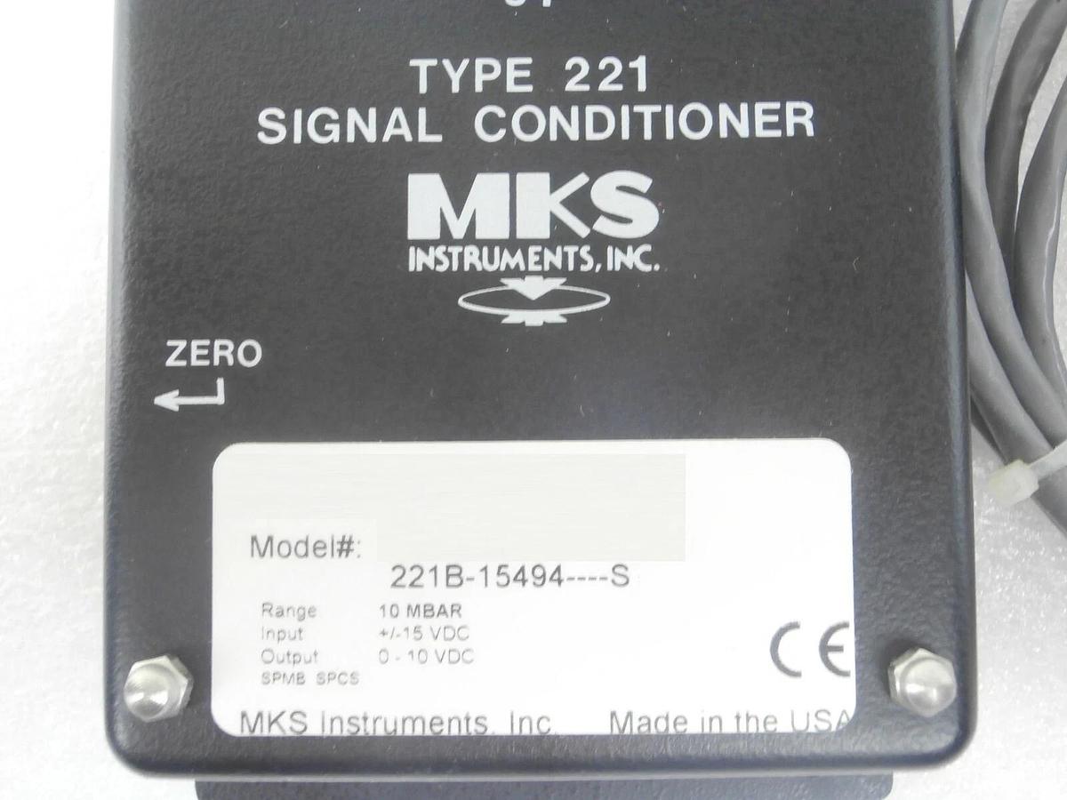 MKS Instruments 221B-15494----S Signal Conditioner Set Type 221 New Surplus
