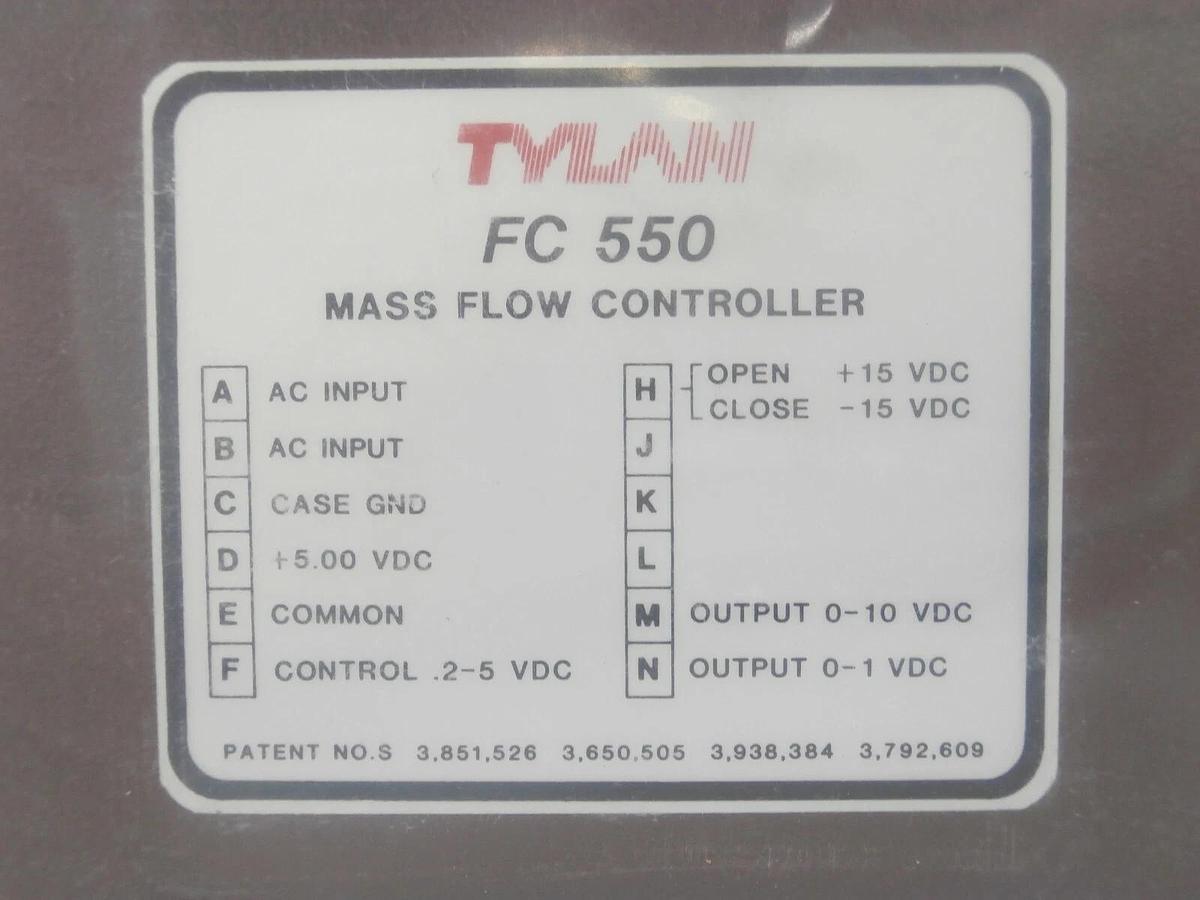 Refurbished Tylan W51452-1 Mass Flow Controller MFC 3 SLPM H2 FC 550-1KZ OEM Refurbished