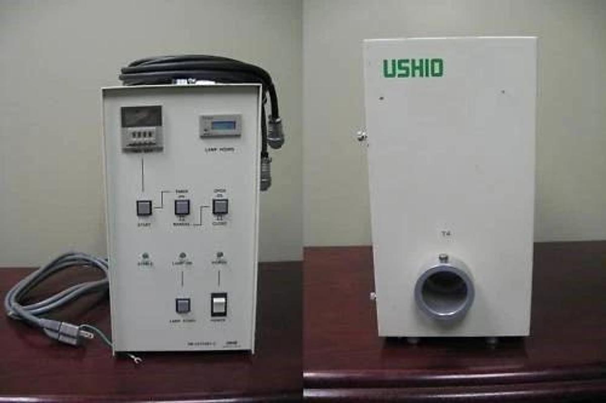 Used USHIO HB-251B/A Lamp Housing & HB-25103BY Power Supply Used Working