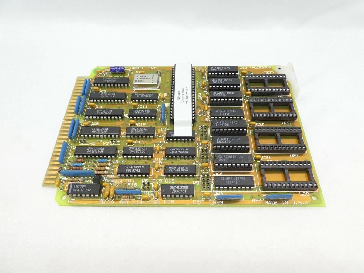 Refurbished PL Pro-Log 108811 Z80 Processor PCB Card Lam 810-001316-002 OEM Refurbished