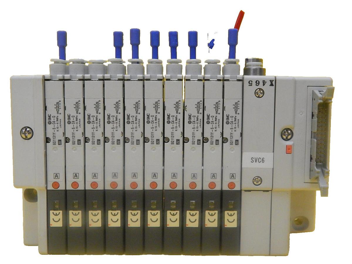 Used TEL Tokyo Electron SVC6 10-Port Manifold SMC SQ1131DY-5-C4-Q PR300Z Used Working