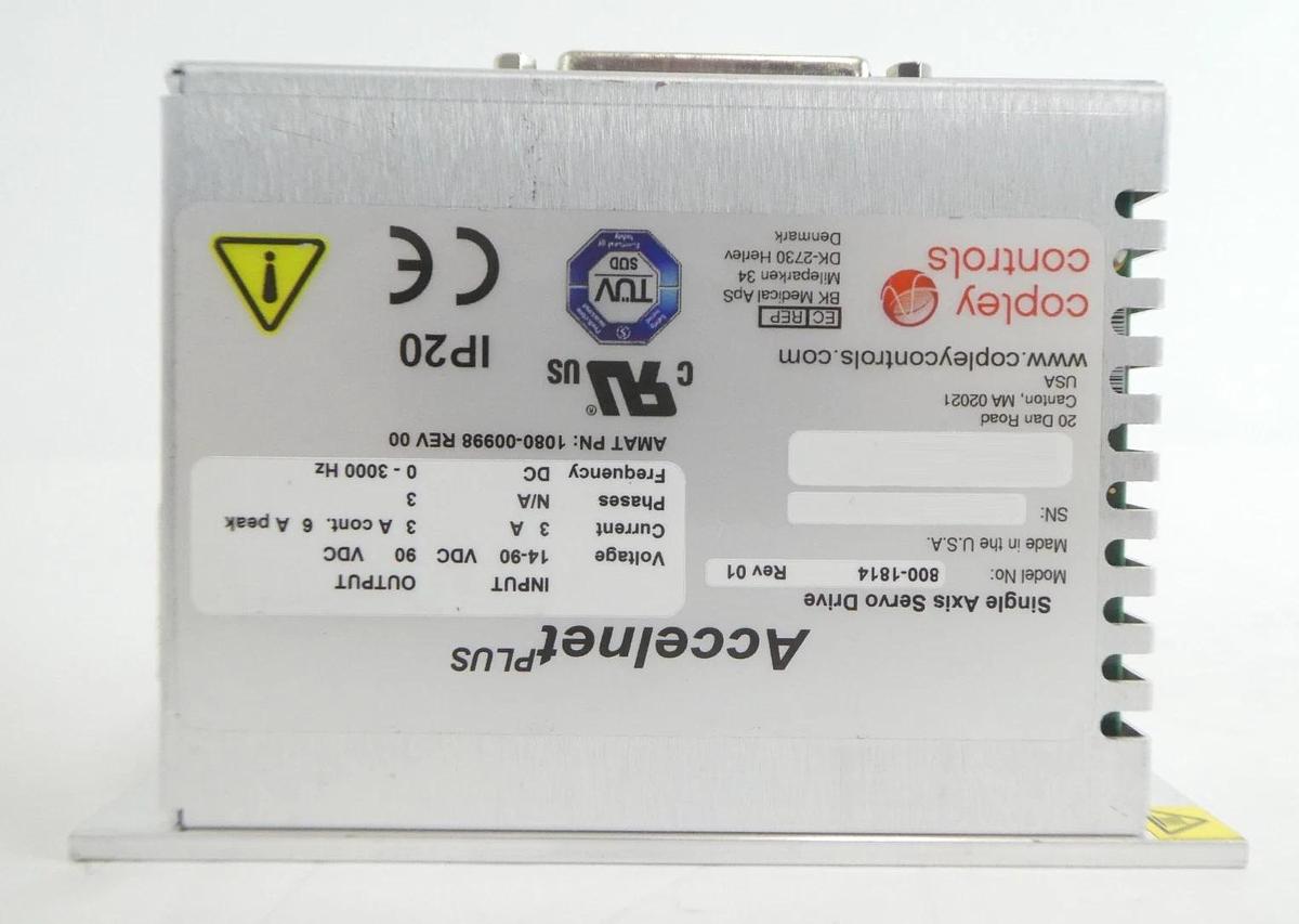 Used Copley Controls 800-1814 Single Axis Servo Drive Lot of 3 Working