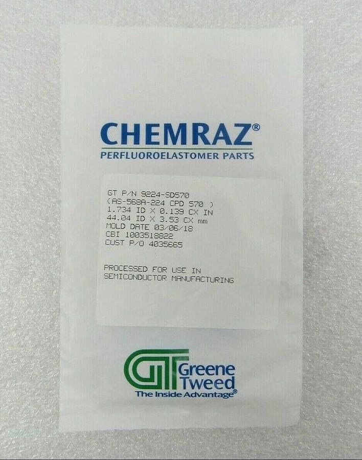 Greene Tweed 9224-SD570 Chemraz O-Ring AS-568A-224 CPD 570 Lot of 16 New Surplus
