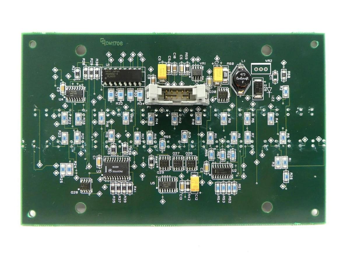 Used SCP Santa Clara Plastics KDM-1609303-52 8" Elevator COMB Board .25" Pitch PCB