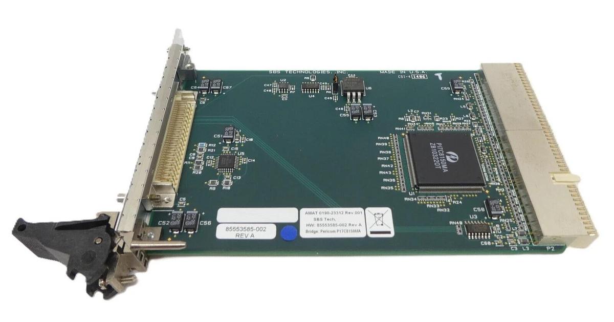 Used SBS Technologies 85553585-002 CompactPCI PCB Card AMAT 0190-23312 Working Spare