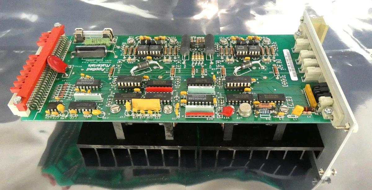 Used AMAT Applied Materials 0100-00060 Chopper Drive PCB Card Assembly Working