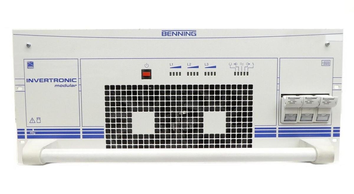 Used Benning G48D208/28 Modular Inverter INVERTRONIC Modular Dented Untested Surplus