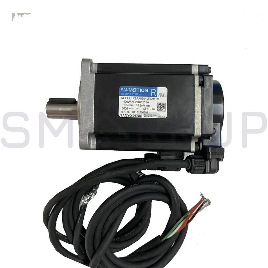 Used Sanyo Denki R2AA06040HCPBLM8 AC Servo Motor SANMOTION R Lot of 3 Working