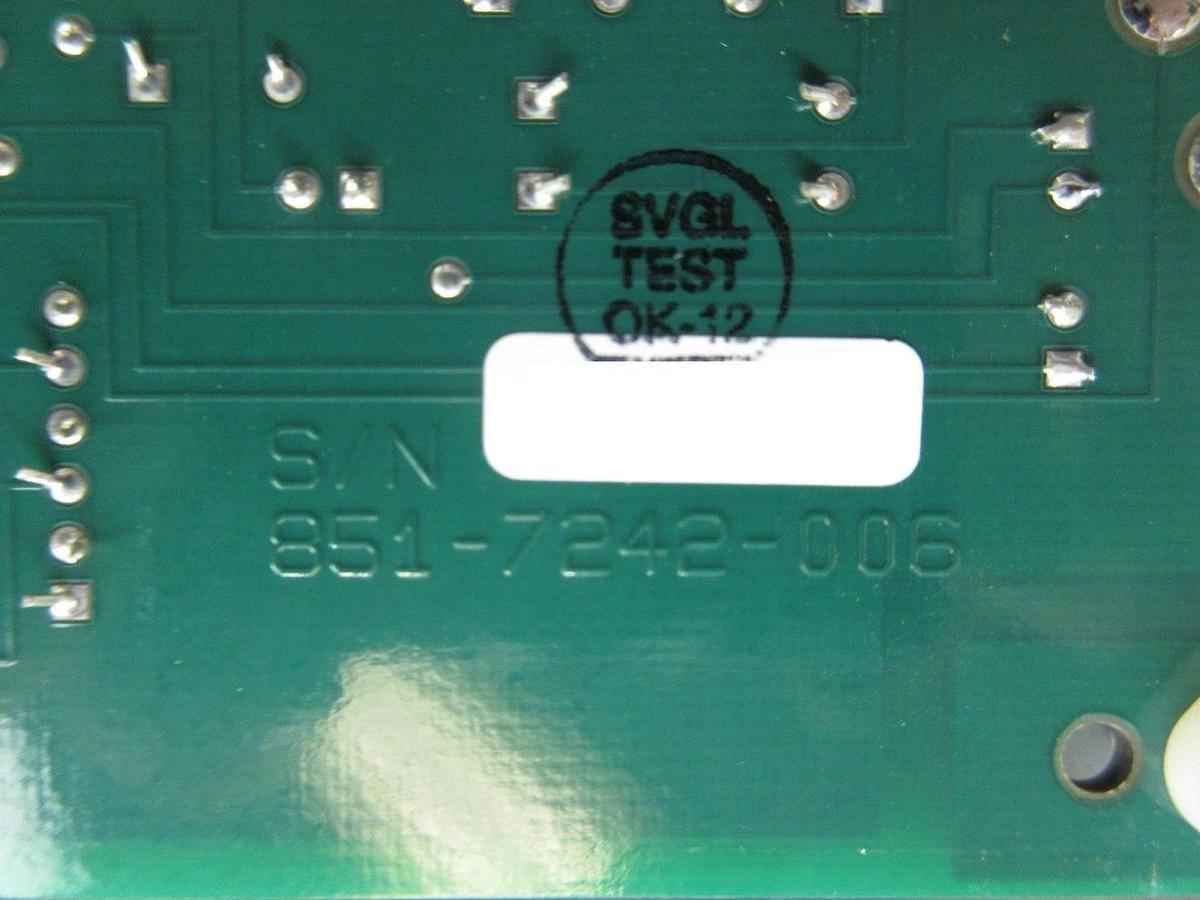 Used Perkin-Elmer 851-8242-006 Processor PCB Card Rev. P SVG ASML 90S Used Working