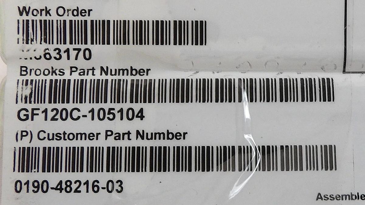 Brooks Instrument GF120C-105104 Mass Flow Controller MFC AMAT 0190-48216 New