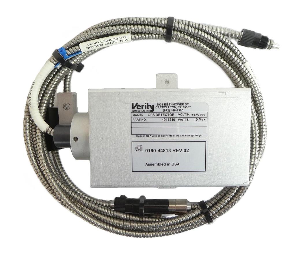 Used Verity Instruments 1011240 OFS Detector Module AMAT 0190-44813 Working Surplus