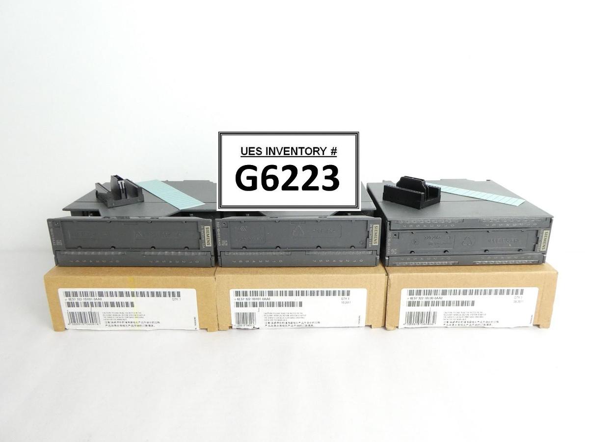 Siemens SM322 Output Module 6ES7 322-1BH01-0AA0 322-1BL00-0AA0 Lot of 3 New