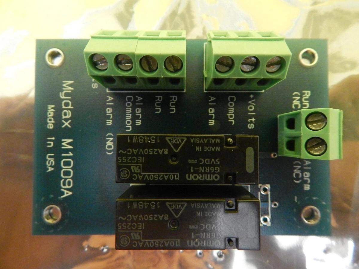 Used Mydax M1009A Dual Relay Interface Board PCB Chiller 1VL5WA1 Used Working