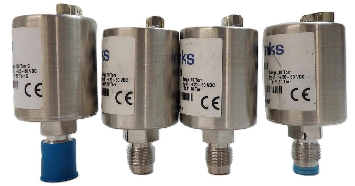 Used MKS Instruments Baratron Pressure Switch Lot of 4 Spare Surplus