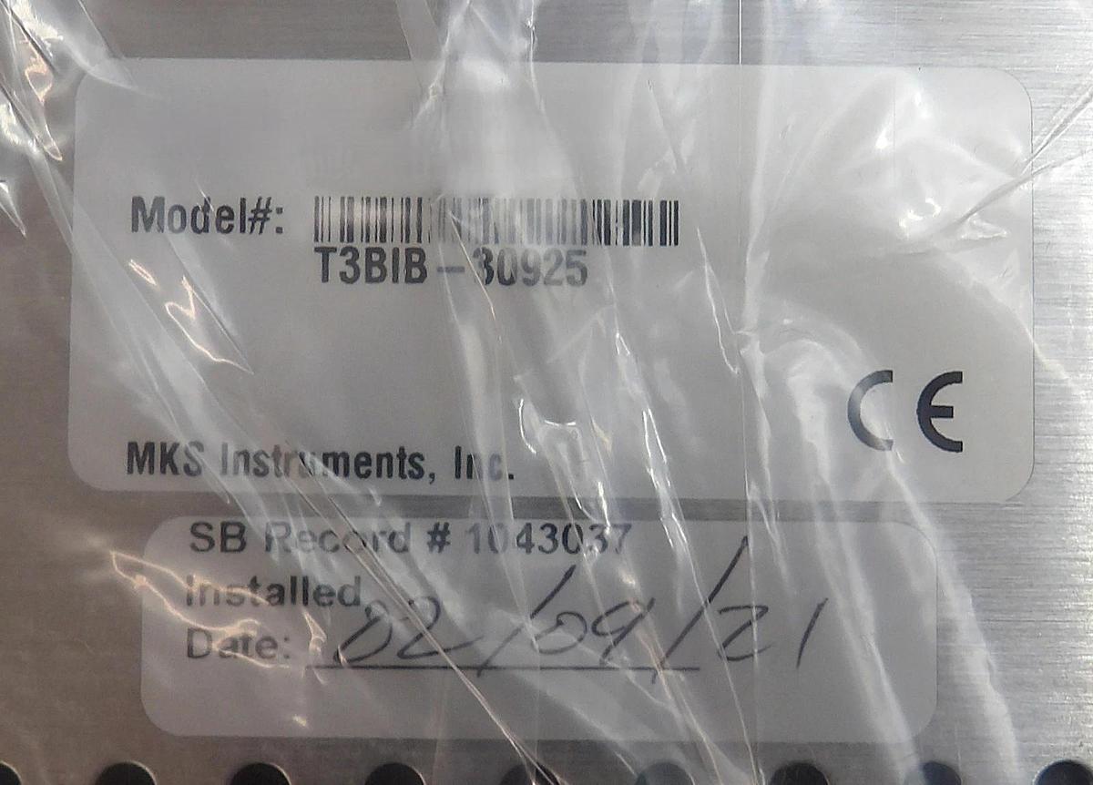 MKS Instruments T3BIB-30925 High Speed Smart Exhaust Throttle Valve New Surplus