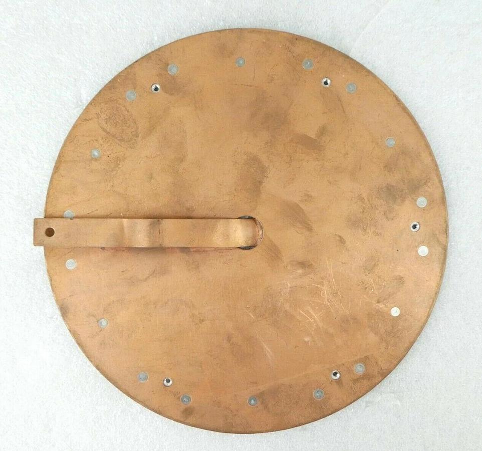 Used Novellus Systems 15-01023-00 200mm Copper RF Distribution Plate Set of 3 Working