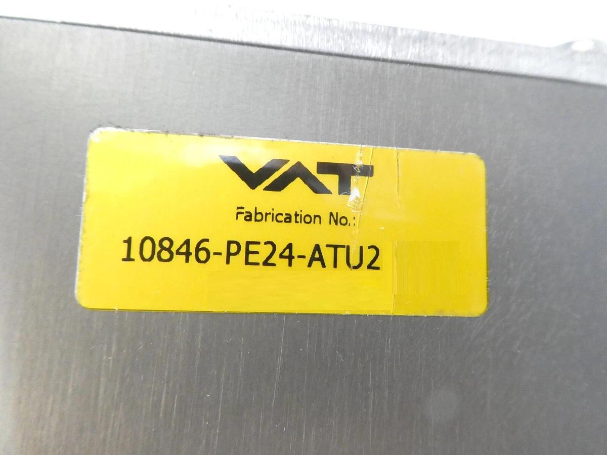 Used VAT 10846-PE24-ATU2 UHV Ultra High Vacuum Chamber Gate Valve Working Surplus