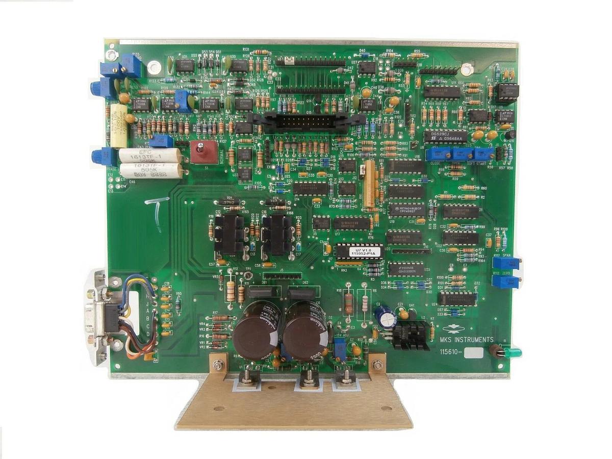 Used MKS Instruments 115610 Main Board PCB 115609-D 152H-P0 Type 152 Working Spare