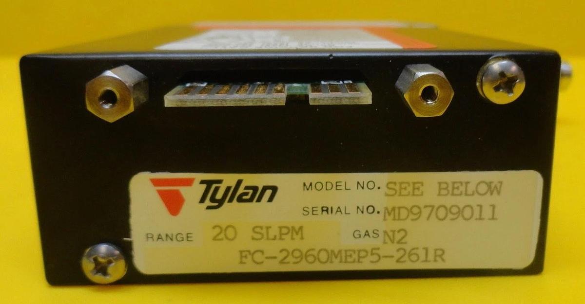 Used Tylan FC-2960MEP5-261R Mass Flow Controller MFC 2960 Series 20 SLPM N2 Used