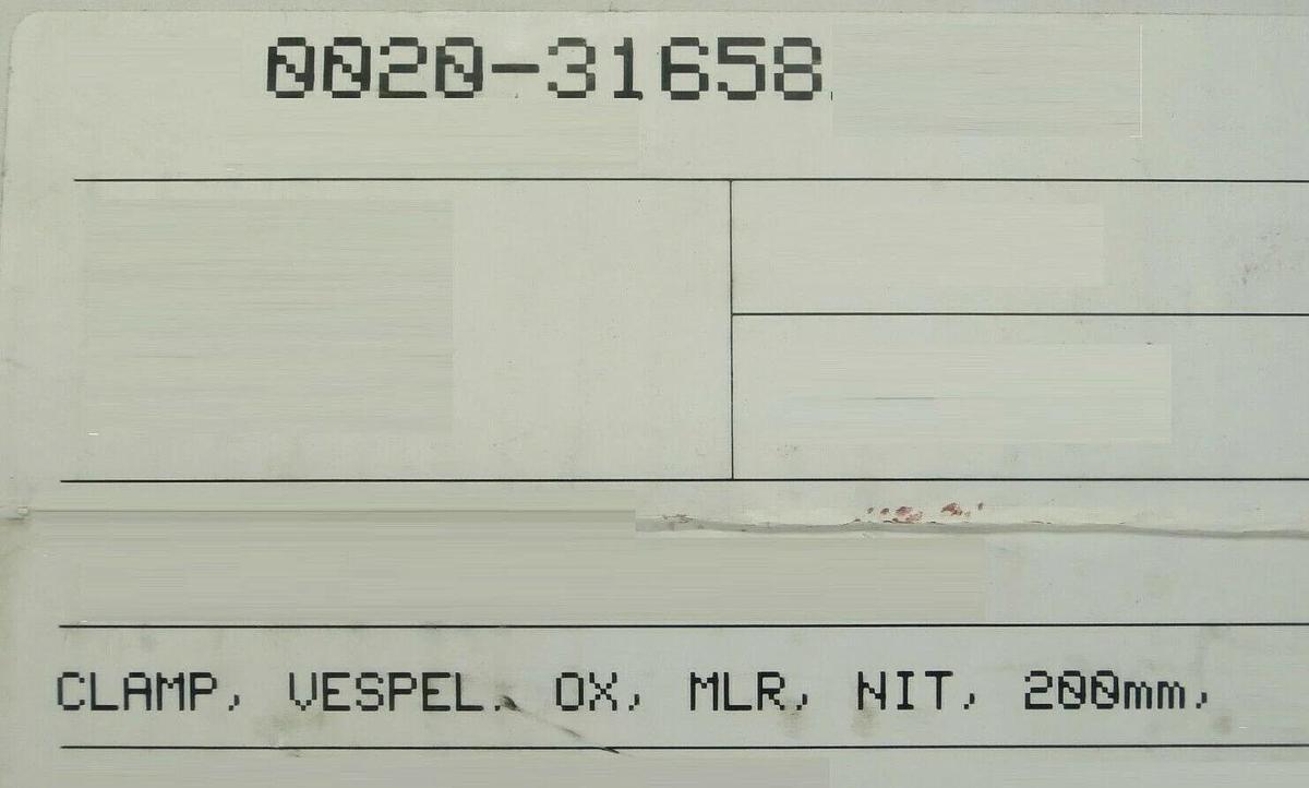 Refurbished AMAT Applied Materials 0020-31658 200mm Vespal Clamp OX MLR NIT Refurbished