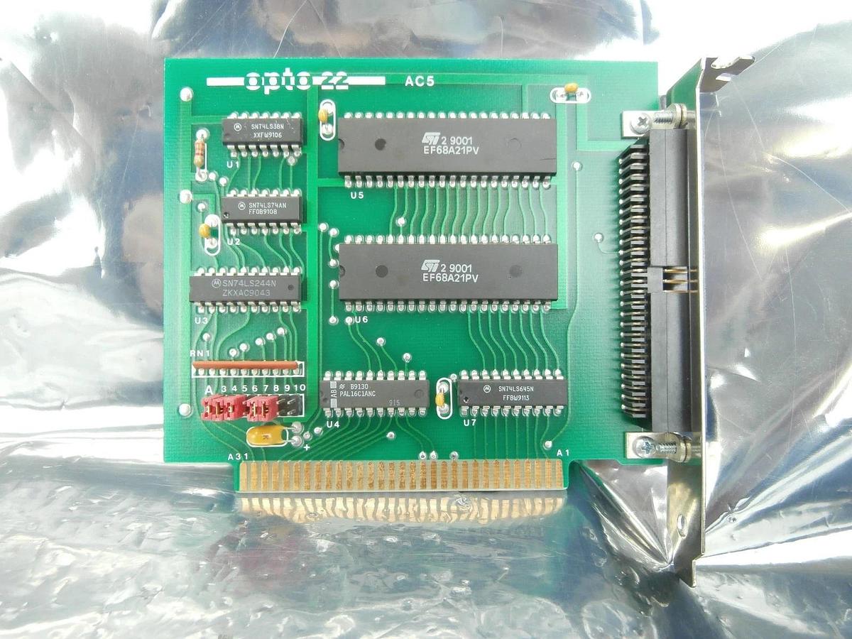 Used Opto 22 AC5 I/O Module Controller ISA Interface PCB Card Lumonics LW-CO2 Used