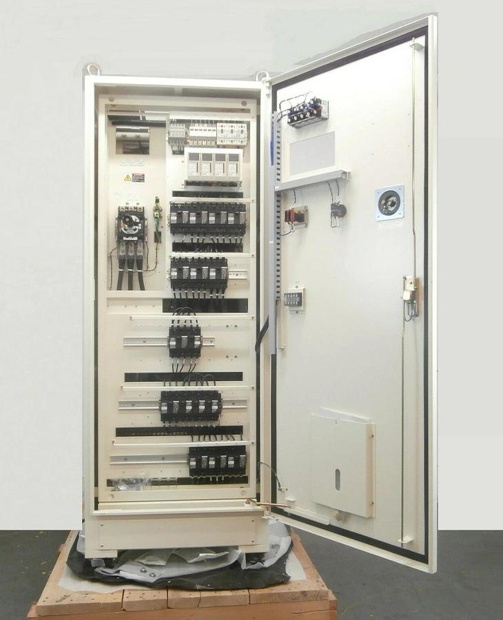 Used TEL Tokyo Electron 5039-000007-12 AC Power Cabinet Lithius Clean Track Working