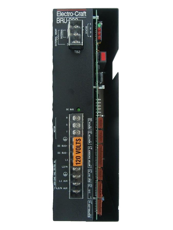 Used Electro-Craft 9101-1302 BRU-200 Brushless Robot Servo Drive DM-20 Working