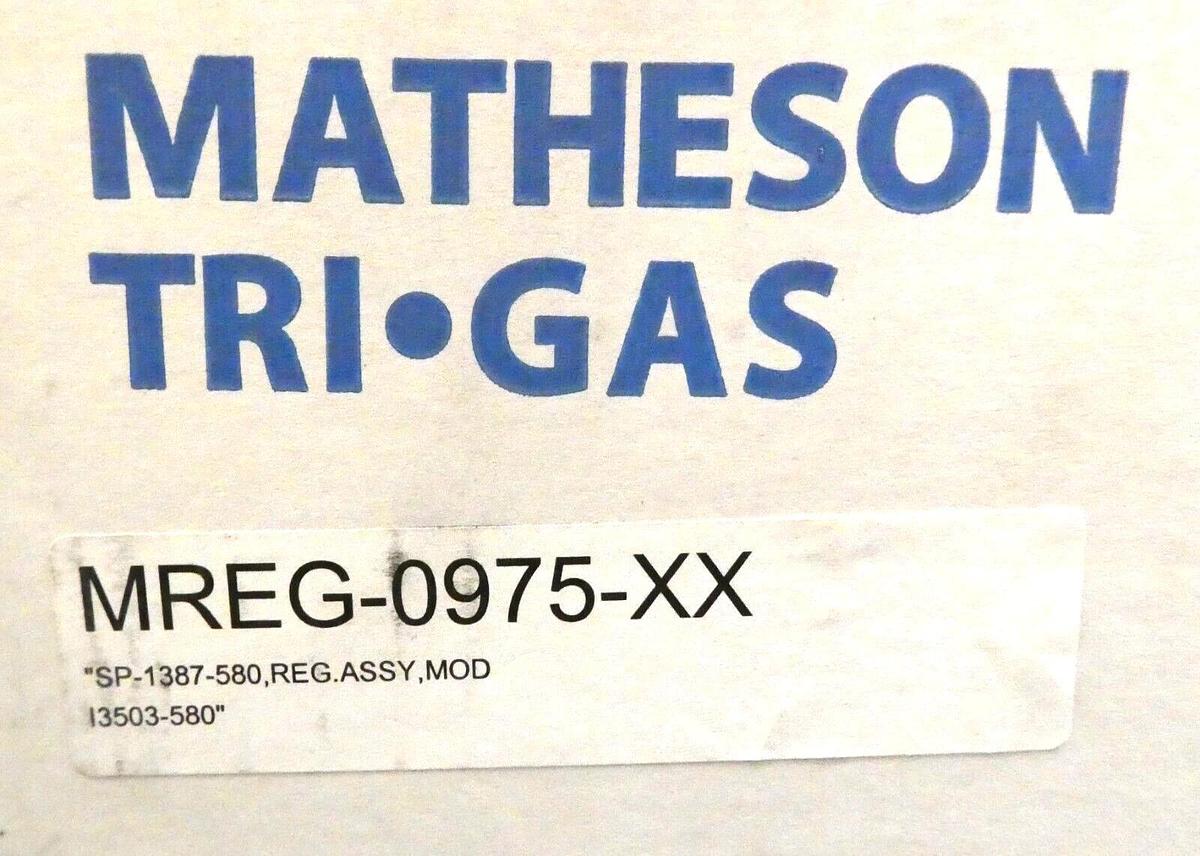Matheson MREG-0975-XX High Purity Regulator SP-1387-580 Lot of 2 New Surplus