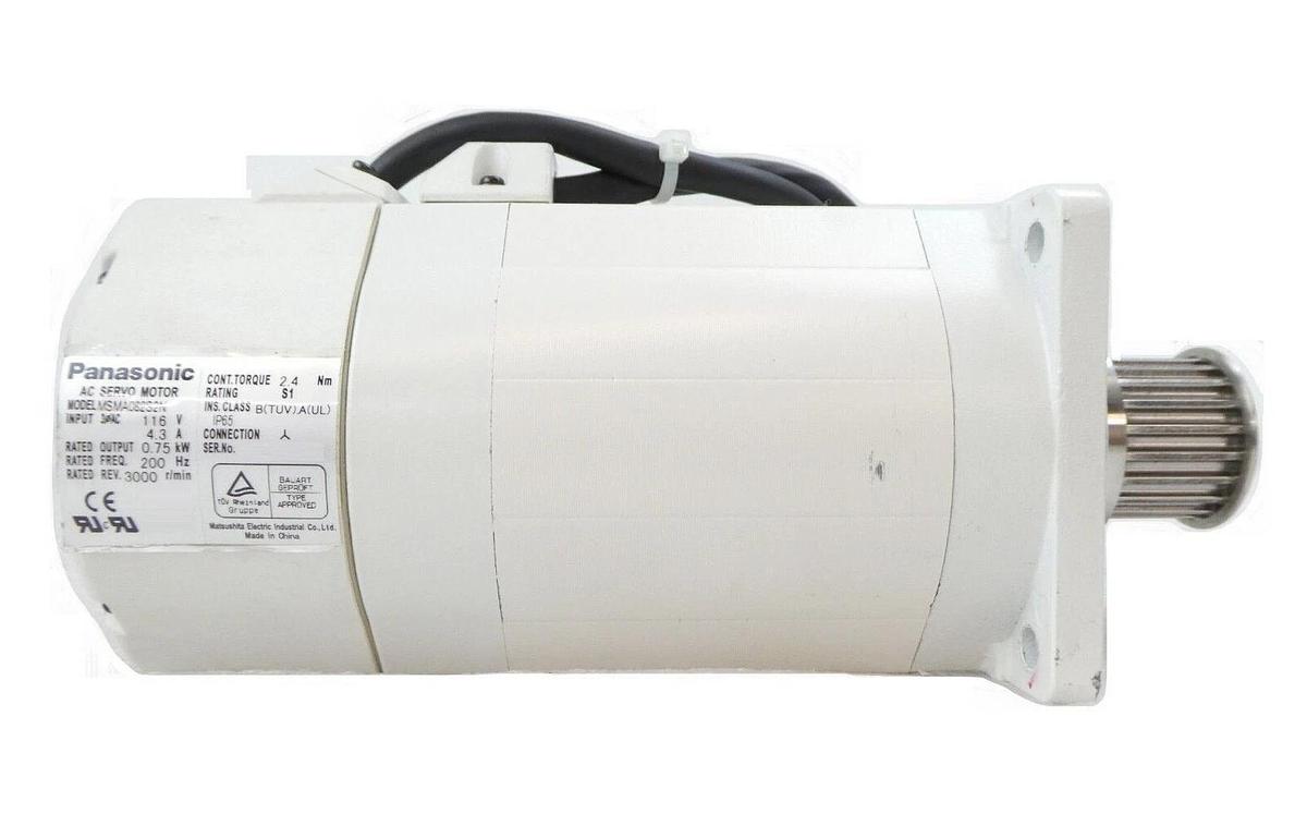 Used Panasonic MSMA082S2N Servo Motor Y AXIS CRA TEL Tokyo Electron Lithius Working