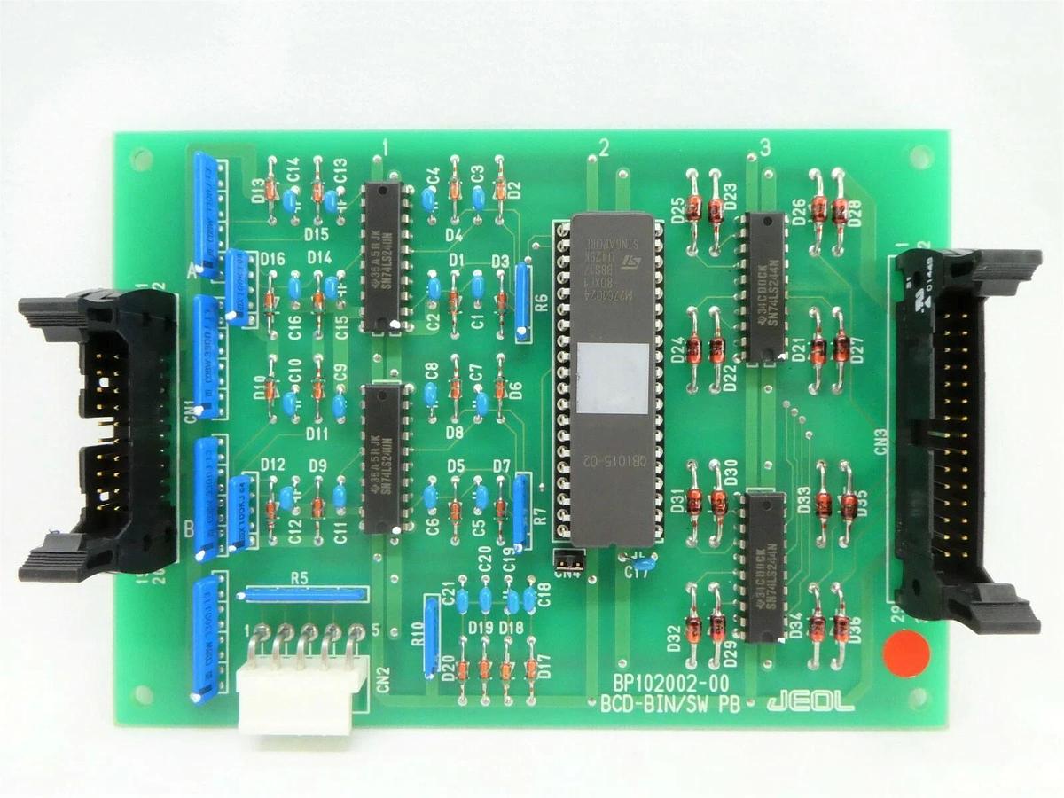 Used JEOL BP102002-00 BCD-BIN/SW PB Board PCB JWS-2000 SEM System Working Spare