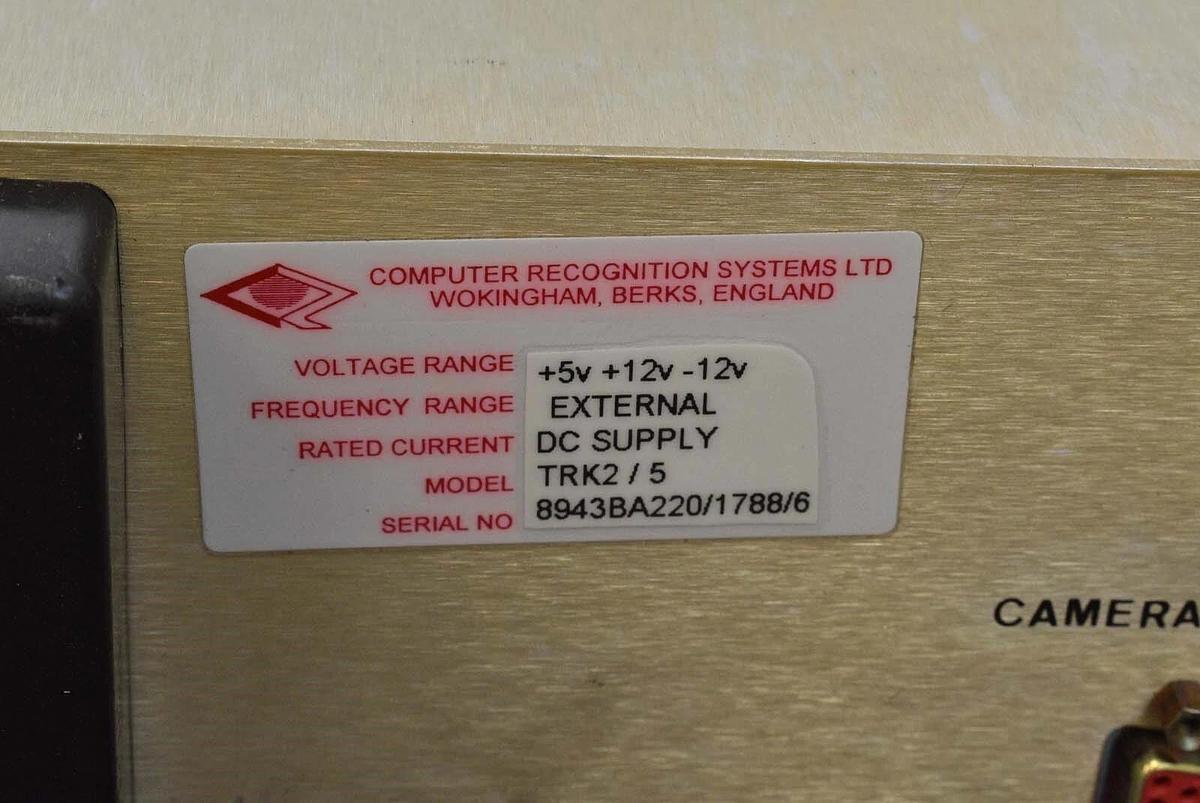 Used Computer Recognition Systems TRK2/5 VME Control Rack