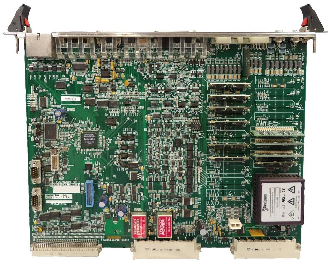 Used Waters Micromass 4258204DC1 Lens Control PCB Card MA4258-204P1D Working Surplus